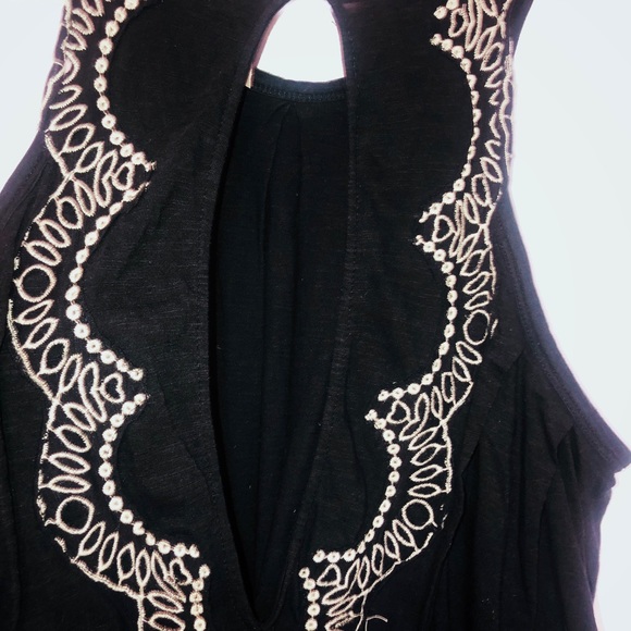 Free People TOOSALOOSA ATTINA TANK black NEW - Picture 15 of 16
